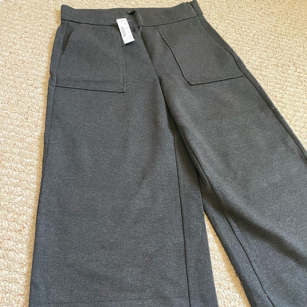 Jcrew cropped wide leg pants